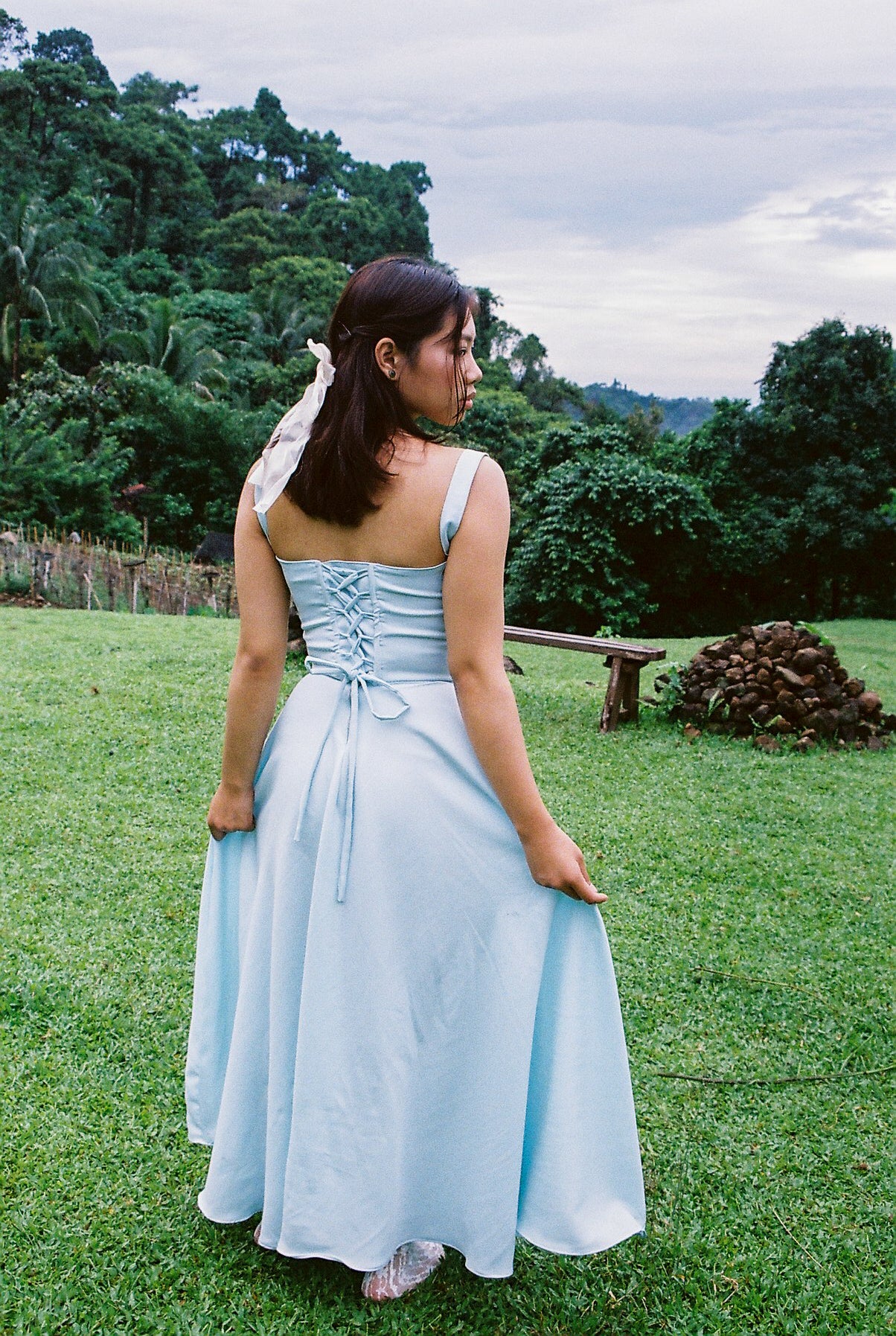 Maria Dress Powder Blue