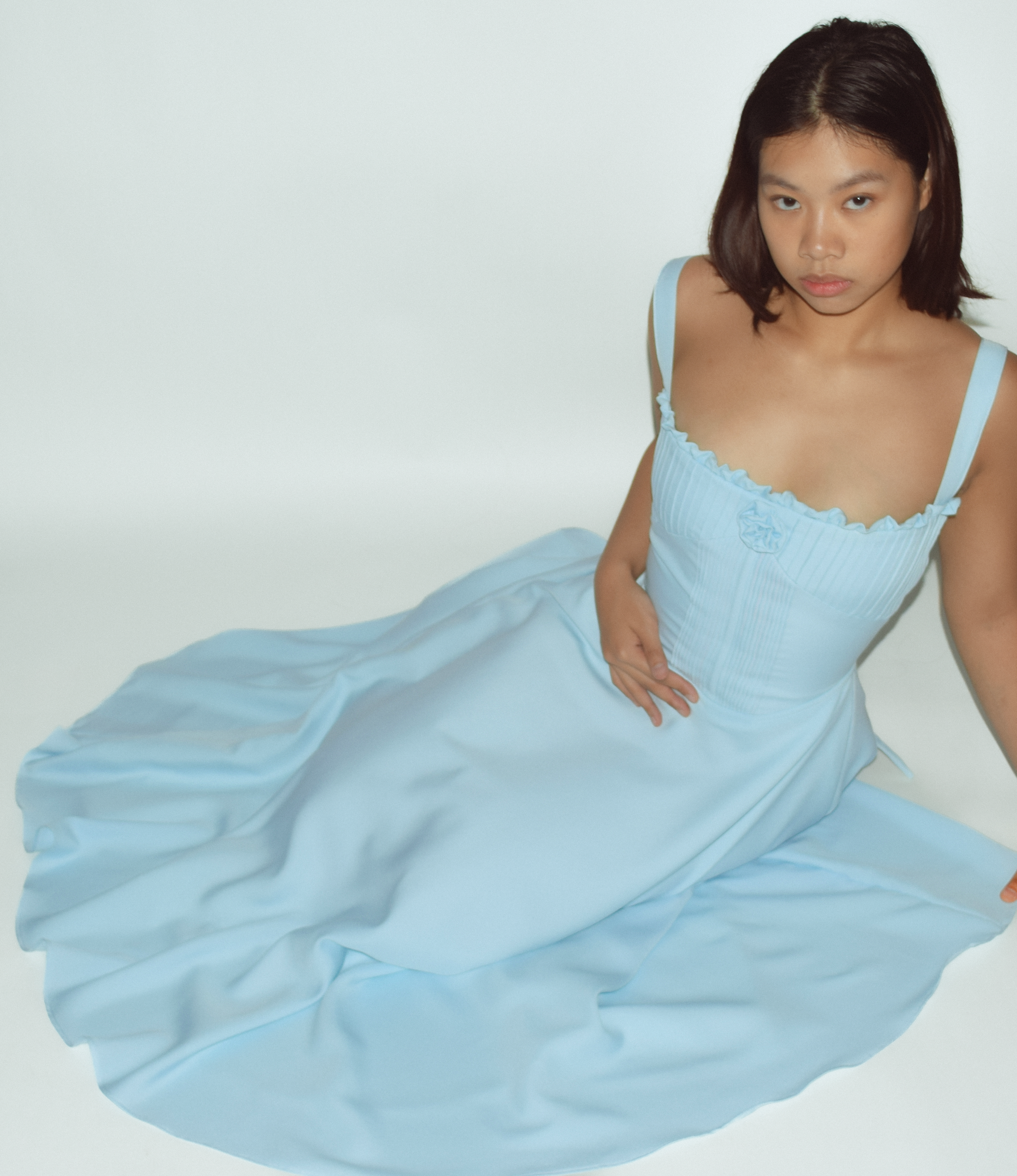 Maria Dress Powder Blue